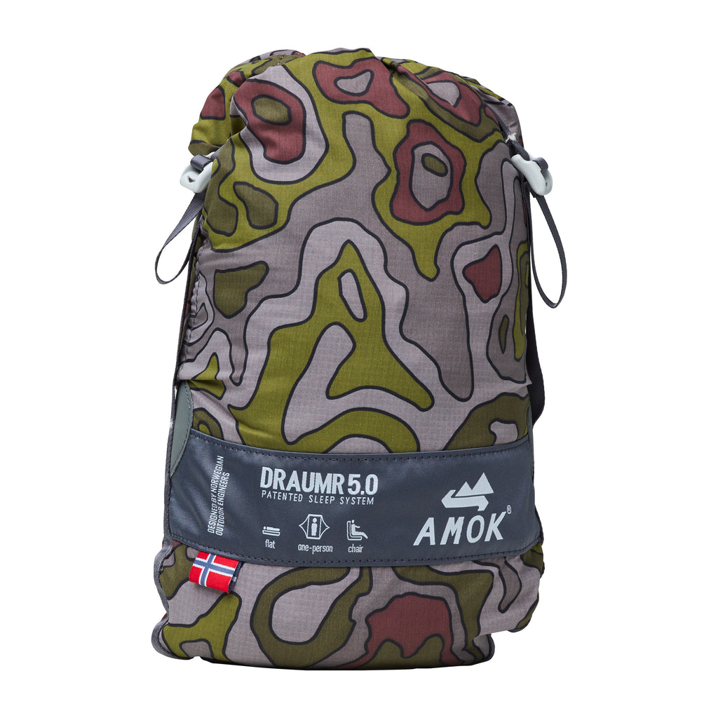 カモ柄　Amok Draumr XL + スリーピングパッド XL +専用ポール Amok Draumr Ultralight - Hammock – Amok Equipment AS